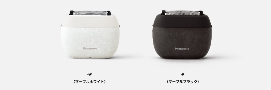 ES-PV6Aのマーブルホワイトとマーブルブラック