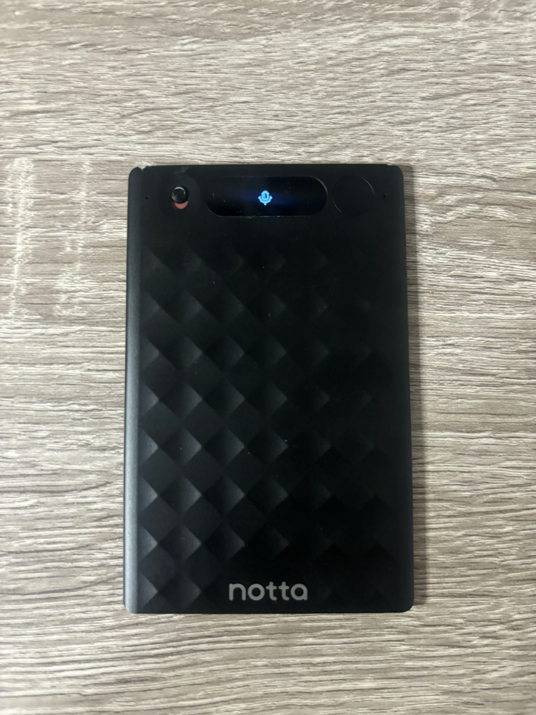 通話録音モードで録音中のNotta Memo