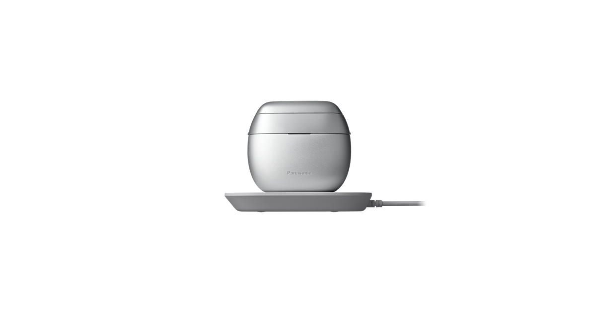 ラムダッシュ パームインPRO 6枚刃 ES-P680Uとワイヤレス充電台の公式商品画像